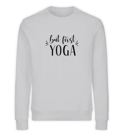 But First Yoga Bio Sweatshirt Unisex