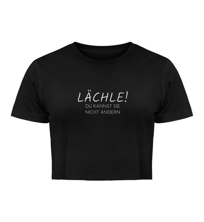 Lächle! 100% Bio Crop Top