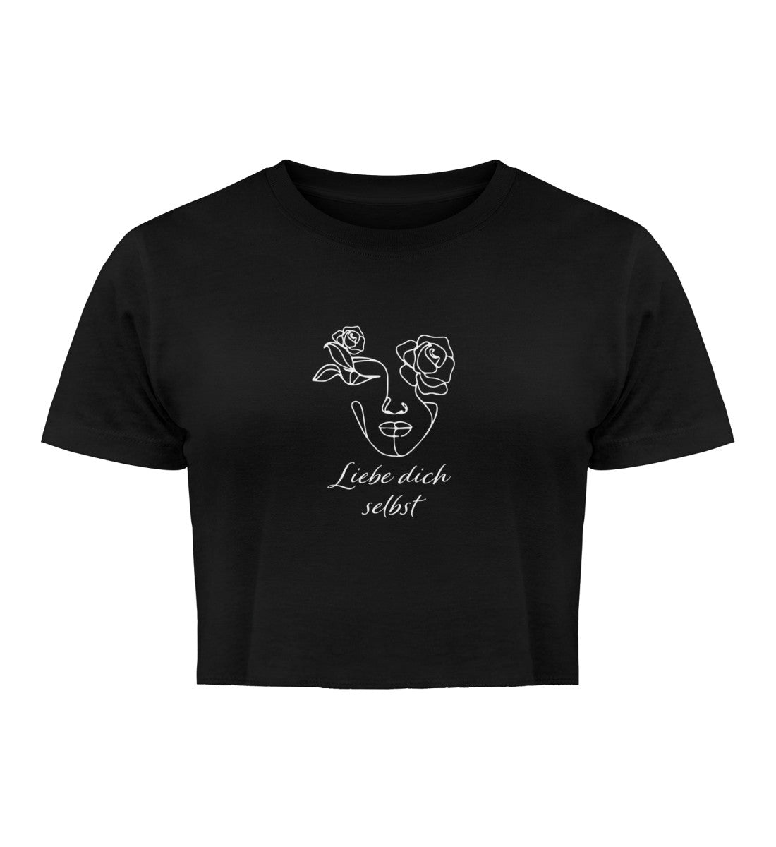 Liebe dich selbst 100% Bio Crop Top