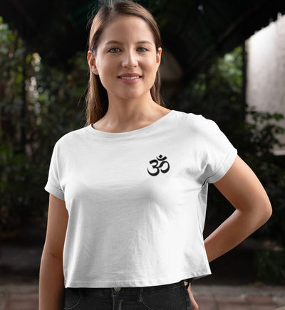 Om-Zeichen 100% Bio Crop Top