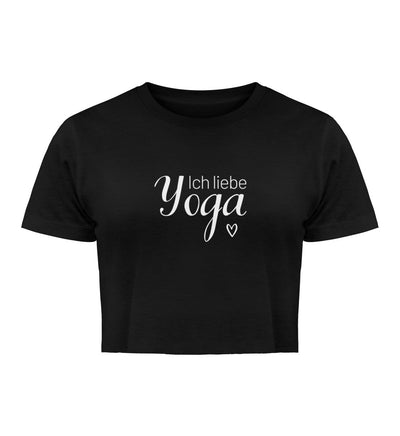 Ich liebe Yoga 100% Bio Crop Top