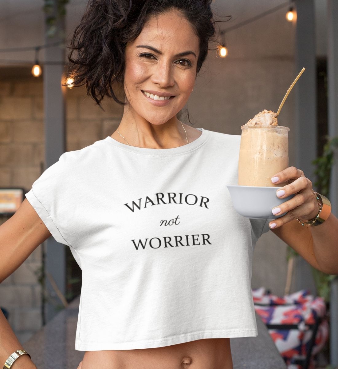 Warrior 100% Bio Crop Top