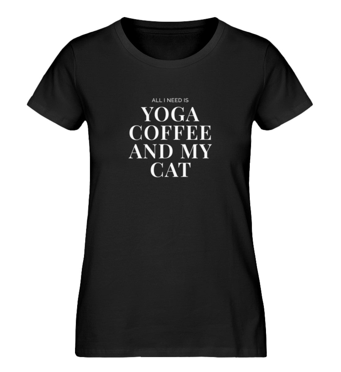 Yoga Coffee and my Cat 100% Bio T-Shirt