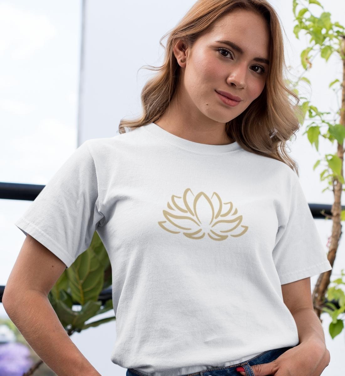 Golden Lotus 100% Bio T-Shirt