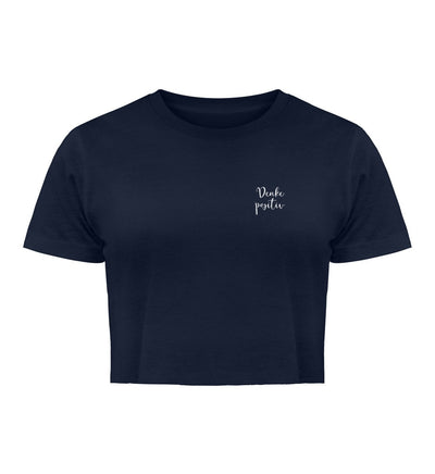 Denke positiv 100% Bio Crop Top