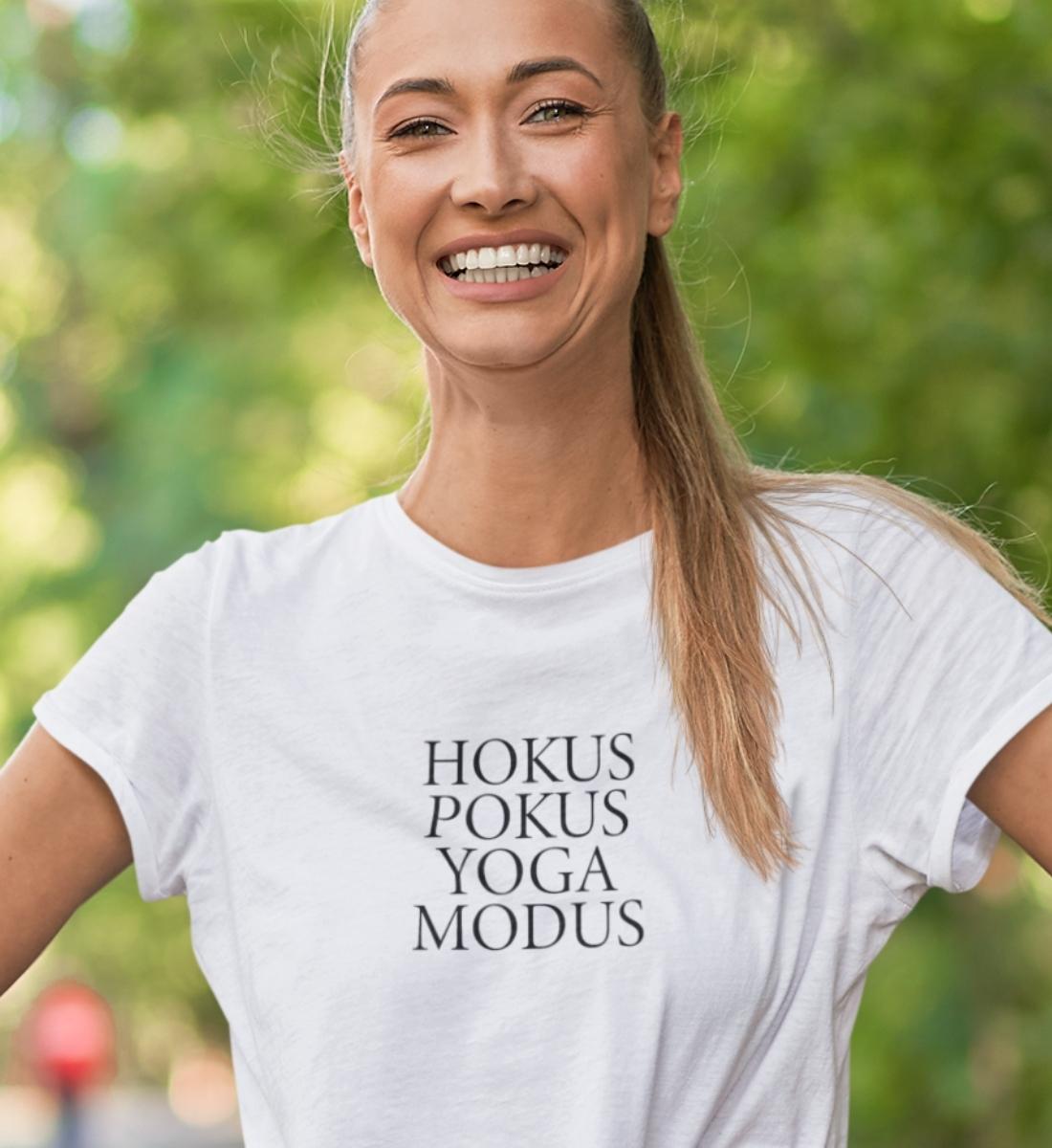 Hokus Pokus Yoga Modus 100% Bio T-Shirt