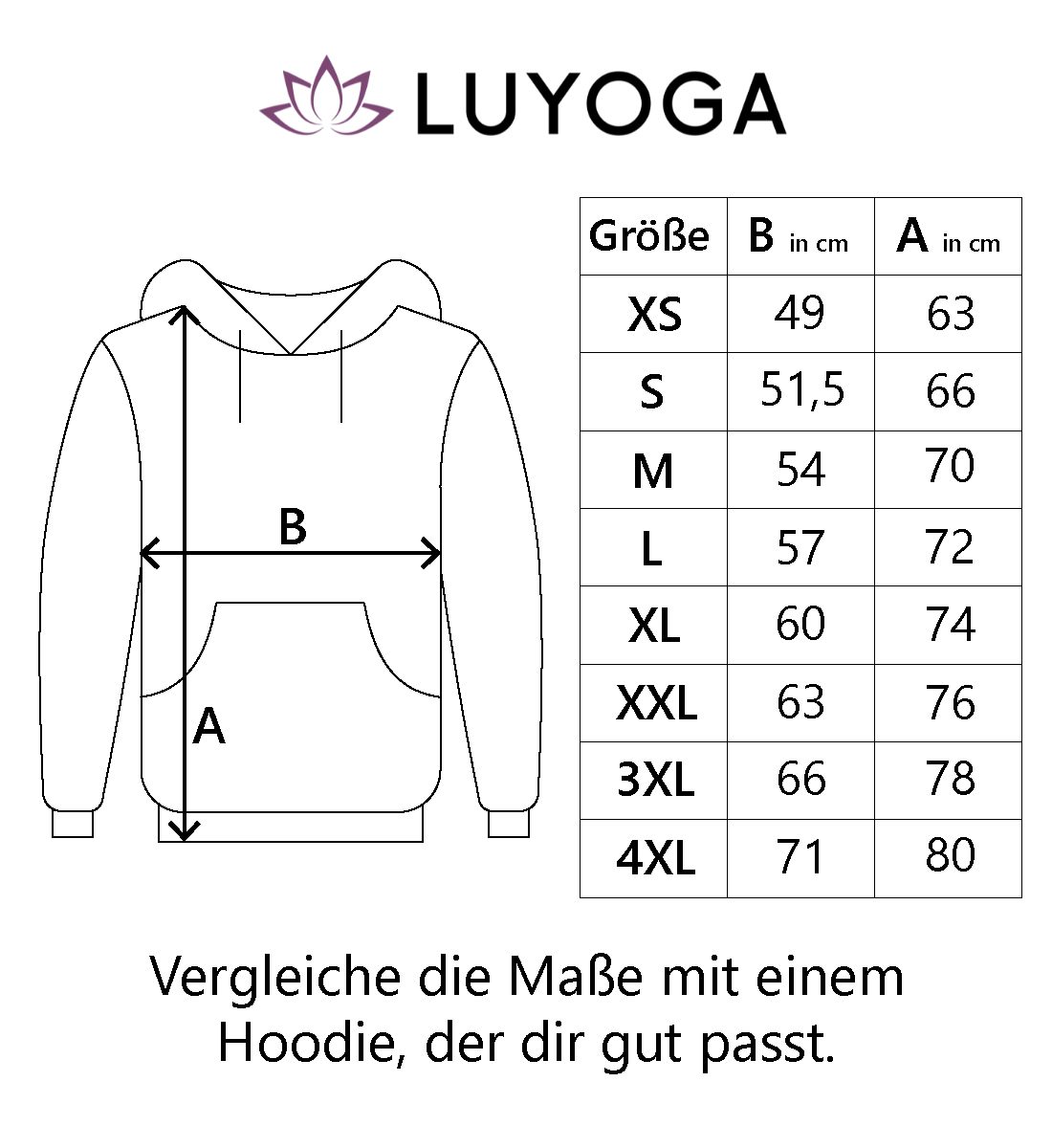 Ich liebe Bio Hoodie Unisex