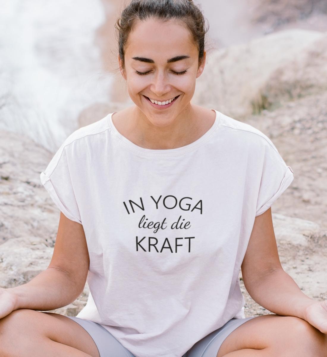 In Yoga liegt die Kraft 100% Bio T-Shirt
