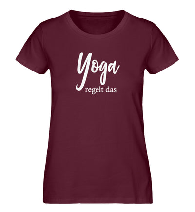 Yoga regelt das 100% Bio T-Shirt