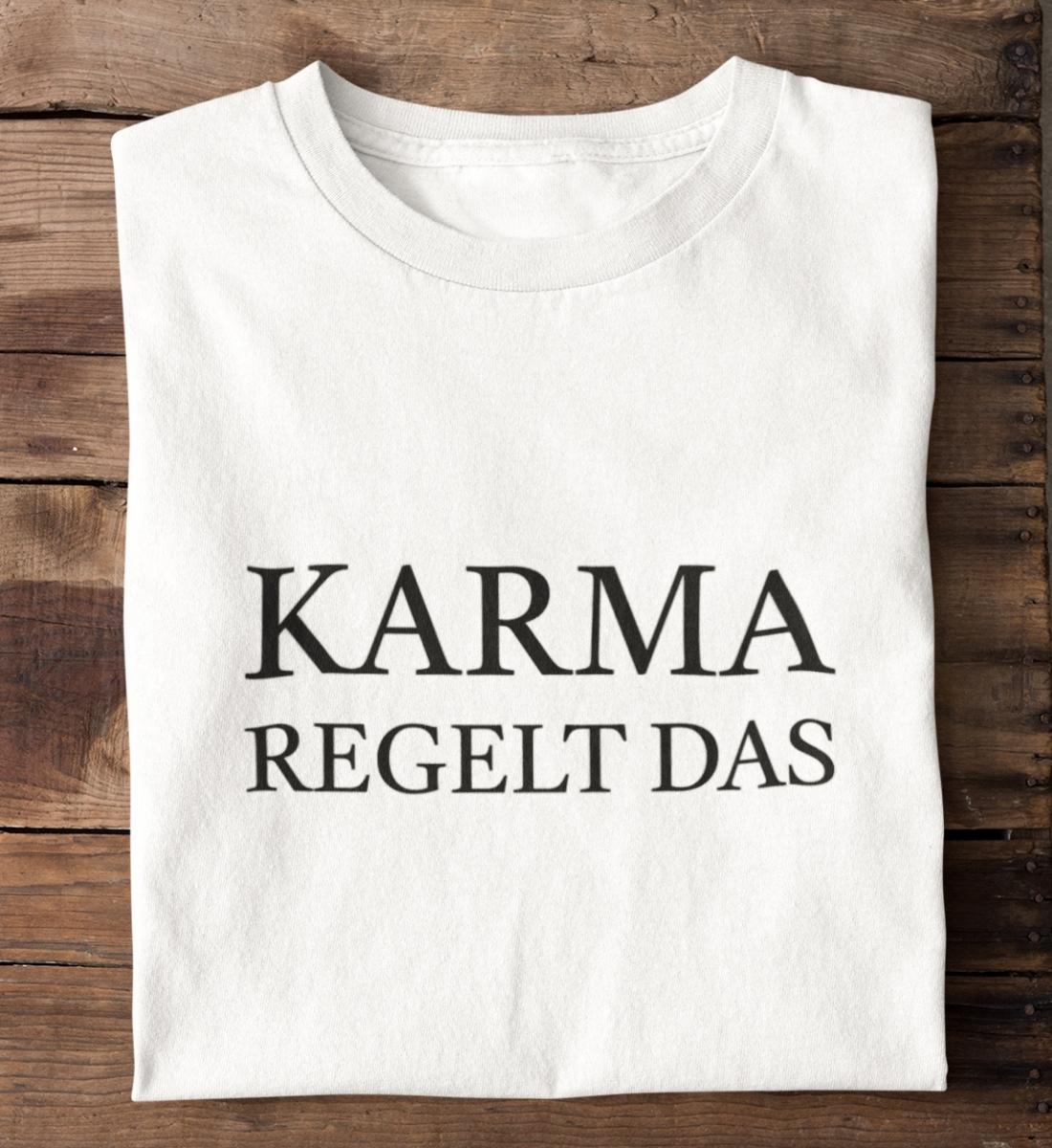 Karma regelt das 100% Bio T-Shirt
