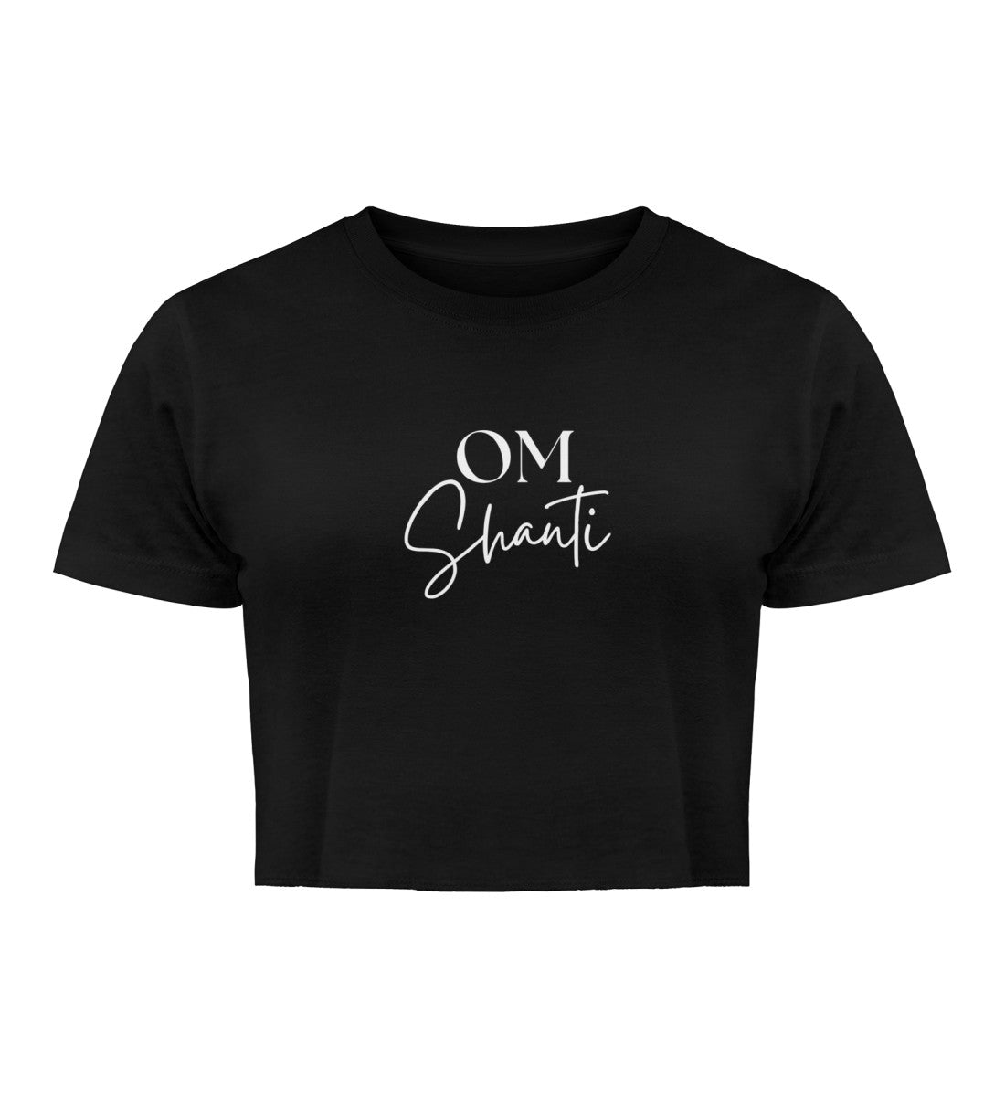 OM Shanti 100% Crop Top