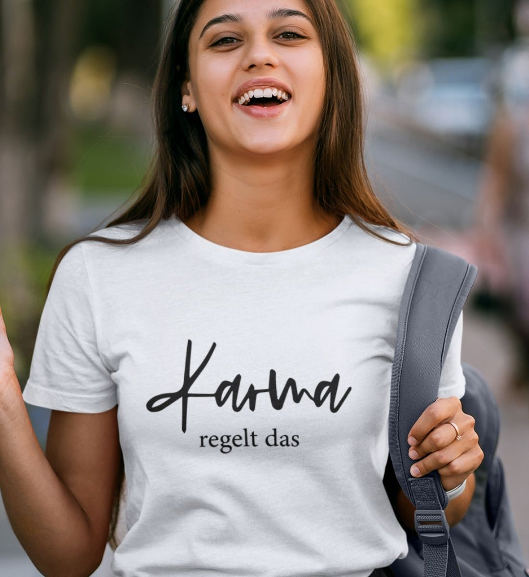 Karma Regelt Das - Bio Damen Shirt - Holzbrüder