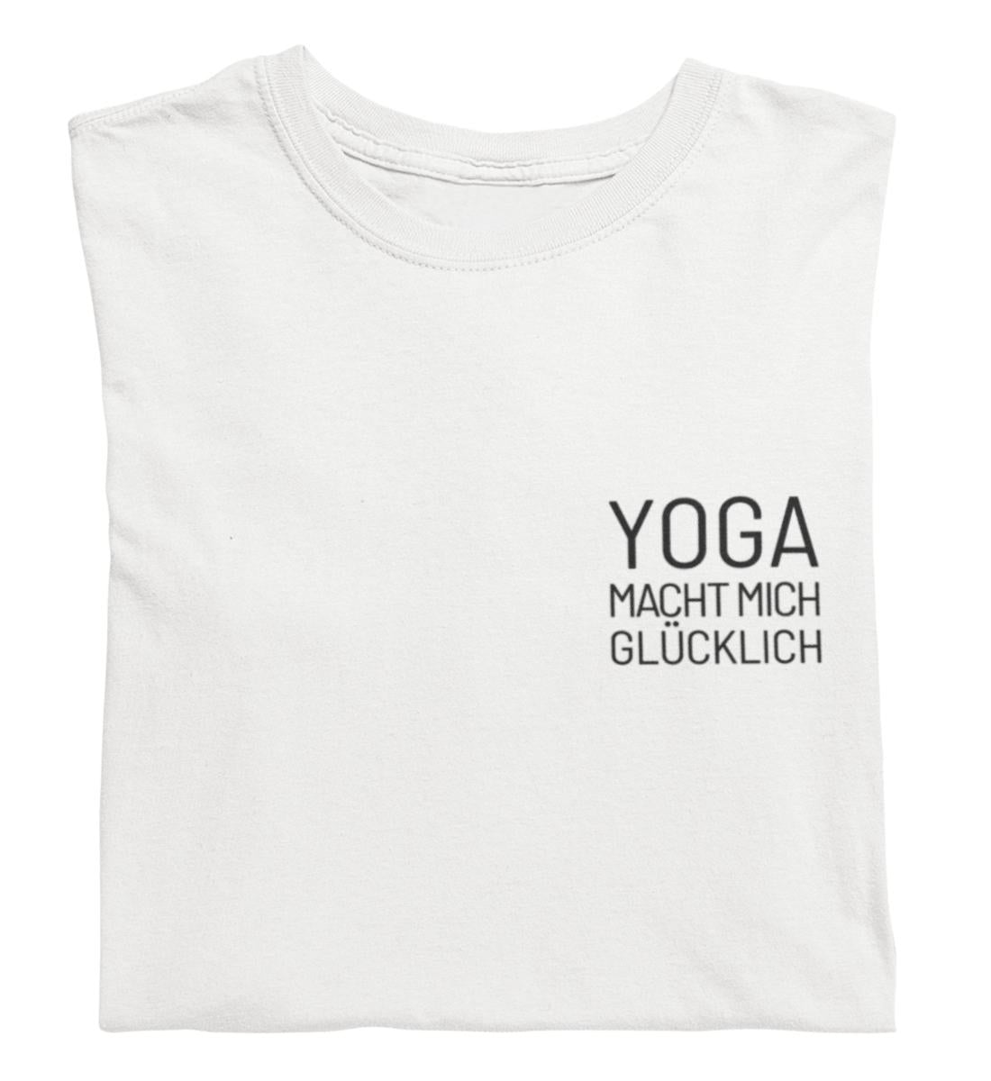 Yoga macht mich glücklich 100% Bio T-Shirt