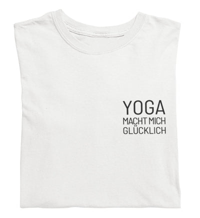 Yoga macht mich glücklich 100% Bio T-Shirt