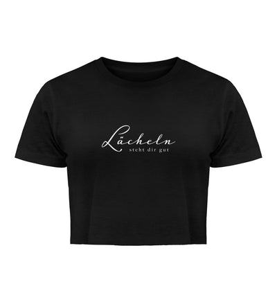 Lächeln steht dir gut 100% Bio Crop Top