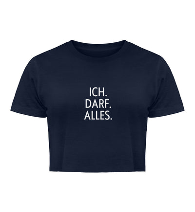 Ich. Darf. Alles. 100% Bio Crop Top