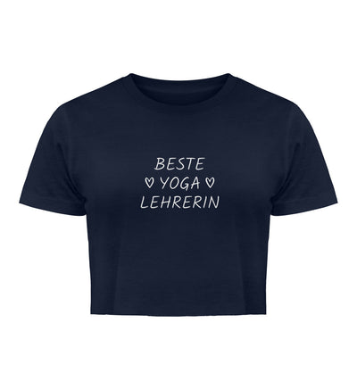 Beste Yogalehrerin 100% Bio Crop Top