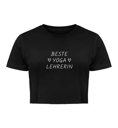 Beste Yogalehrerin 100% Bio Crop Top