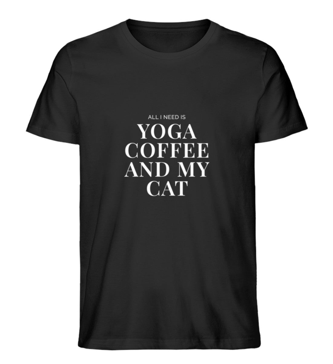 Yoga Coffee and my Cat 100% Bio T-Shirt Unisex