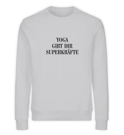 Yoga gibt dir Superkräfte Bio Sweatshirt Unisex